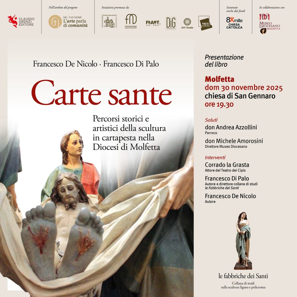 Presentazione del libro “Carte Sante. Percorsi storici e artistici della scultura in cartapesta nella Diocesi di Molfetta”