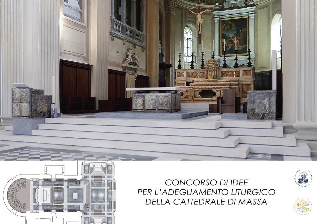 Pubblicato l’esito del concorso di idee per l’adeguamento liturgico della Cattedrale di Massa