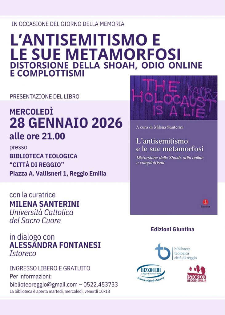 Presentazione del libro: “L’antisemitismo e le sue metamorfosi”