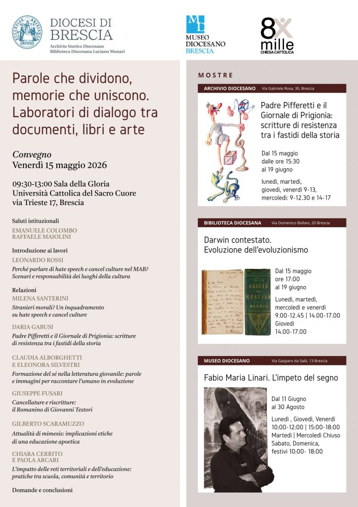 PAROLE CHE DIVIDONO, MEMORIE CHE UNISCONO