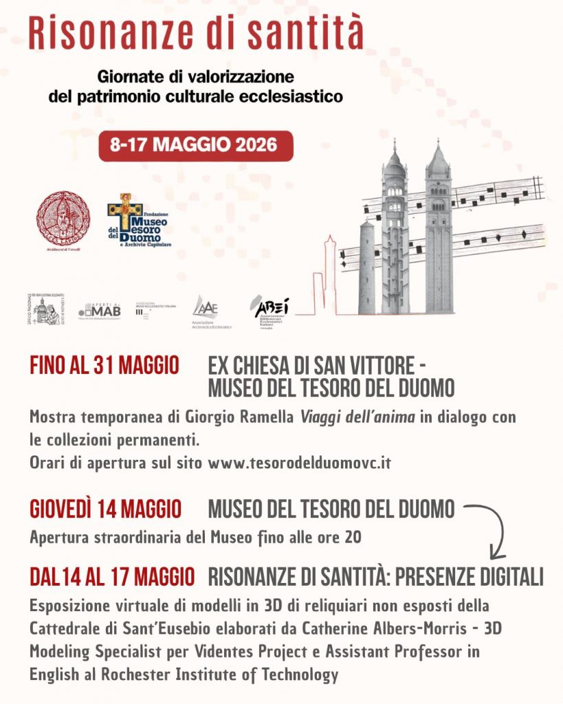 “Risonanze di santità” al Museo del Tesoro del Duomo di Vercelli