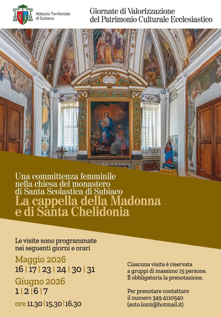 Una committenza femminile nella chiesa del monastero di Santa Scolastica di Subiaco: la cappella della Madonna e di Santa Chelidonia