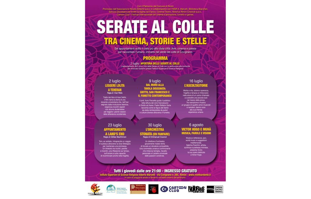 Serate al Colle: tra cinema, storie e stelle